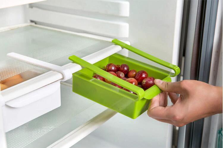 Slide Shelf Refrigerator Organizer by Bowlift