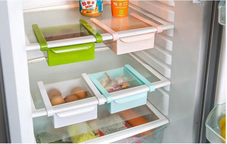 Slide Shelf Refrigerator Organizer by Bowlift