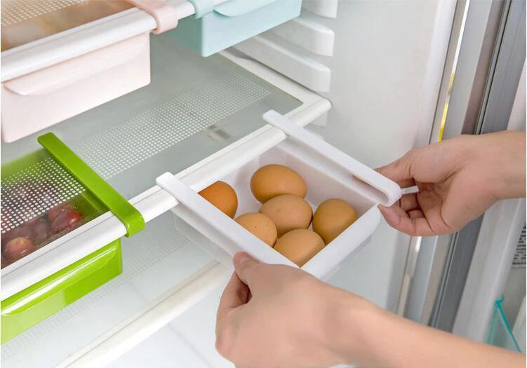 Slide Shelf Refrigerator Organizer by Bowlift