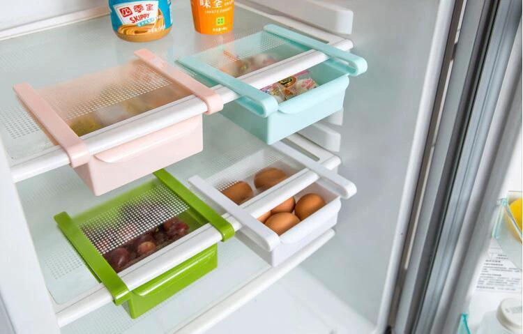 Slide Shelf Refrigerator Organizer by Bowlift