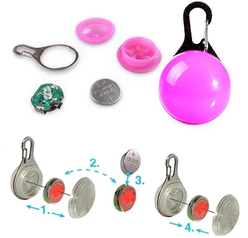 LED Flash Dog Collar Pendant by Bowlift