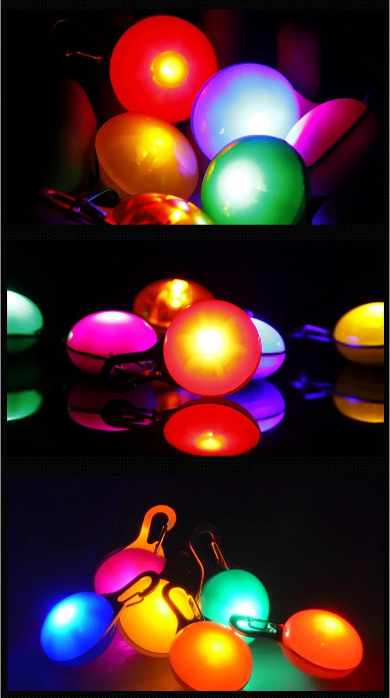 LED Flash Dog Collar Pendant by Bowlift
