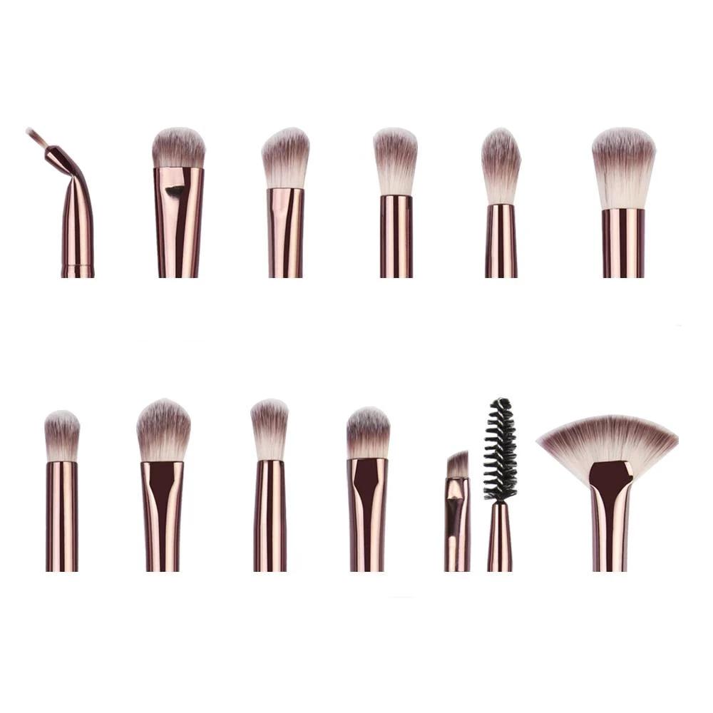 Set of 12 Professional Make-Up Brushes by Bowlift