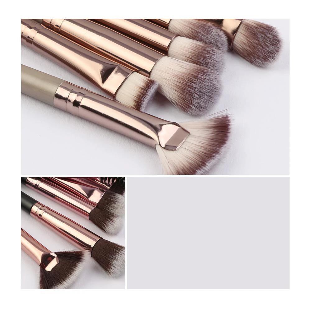 Set of 12 Professional Make-Up Brushes by Bowlift