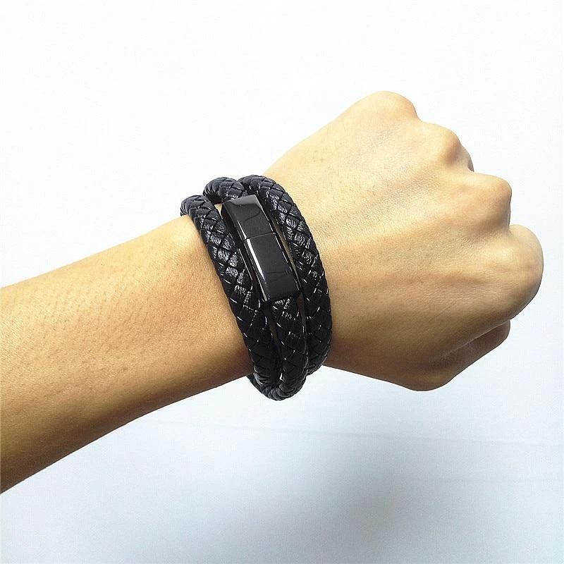 MyData - Mini Micro USB & Phone Charger Bracelet by Bowlift