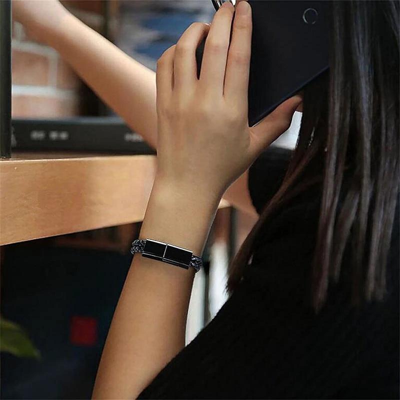 MyData - Mini Micro USB & Phone Charger Bracelet by Bowlift