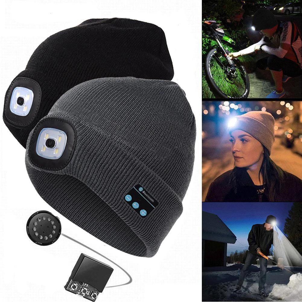 Smart LED All-in-One Beanie by Bowlift