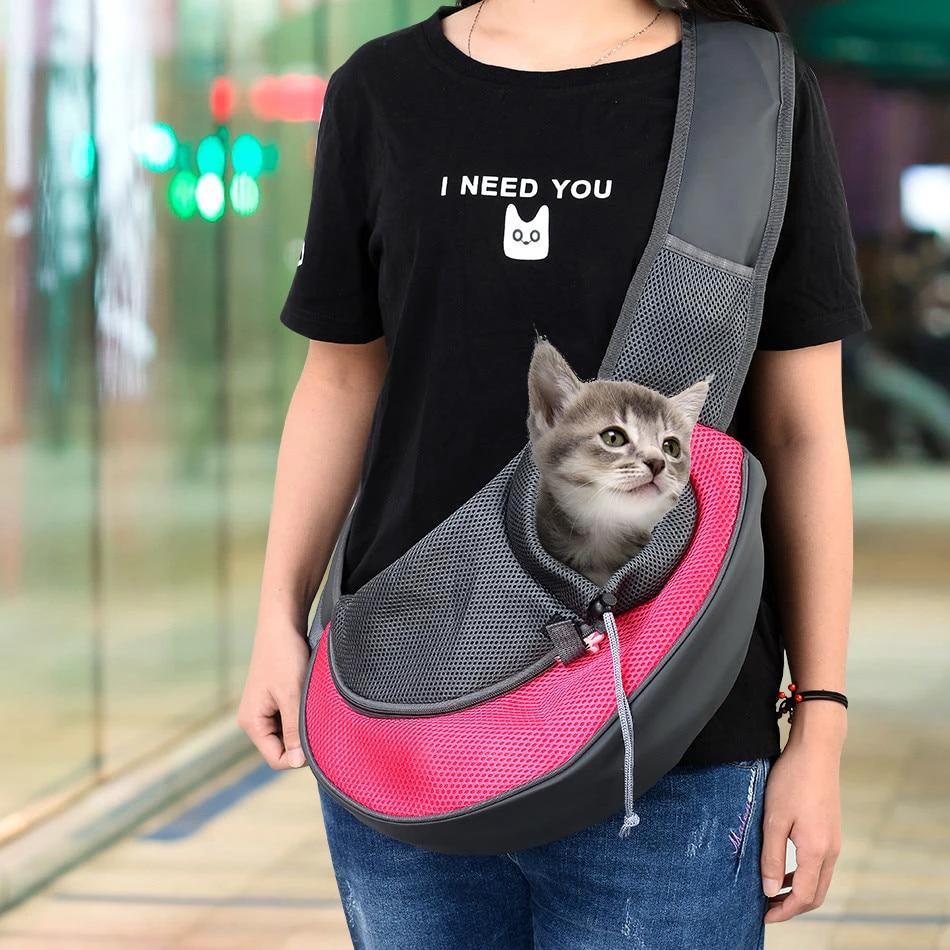 Kitten & Puppy Carrier Crossbody Bag by Bowlift