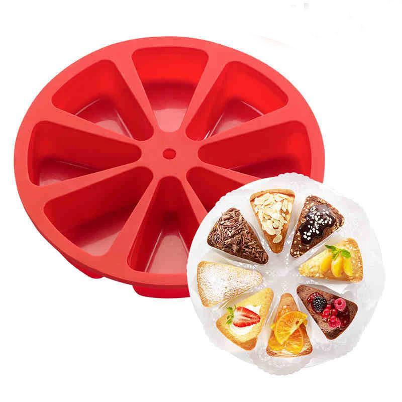 Marther - Individual Cake Slice Silicone Baking Mold by Bowlift