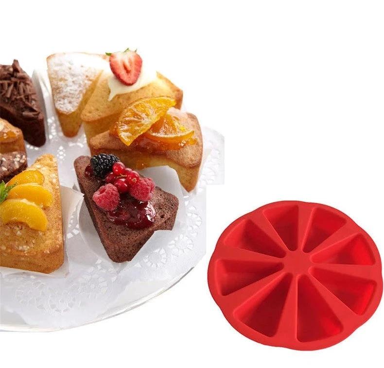 Marther - Individual Cake Slice Silicone Baking Mold by Bowlift
