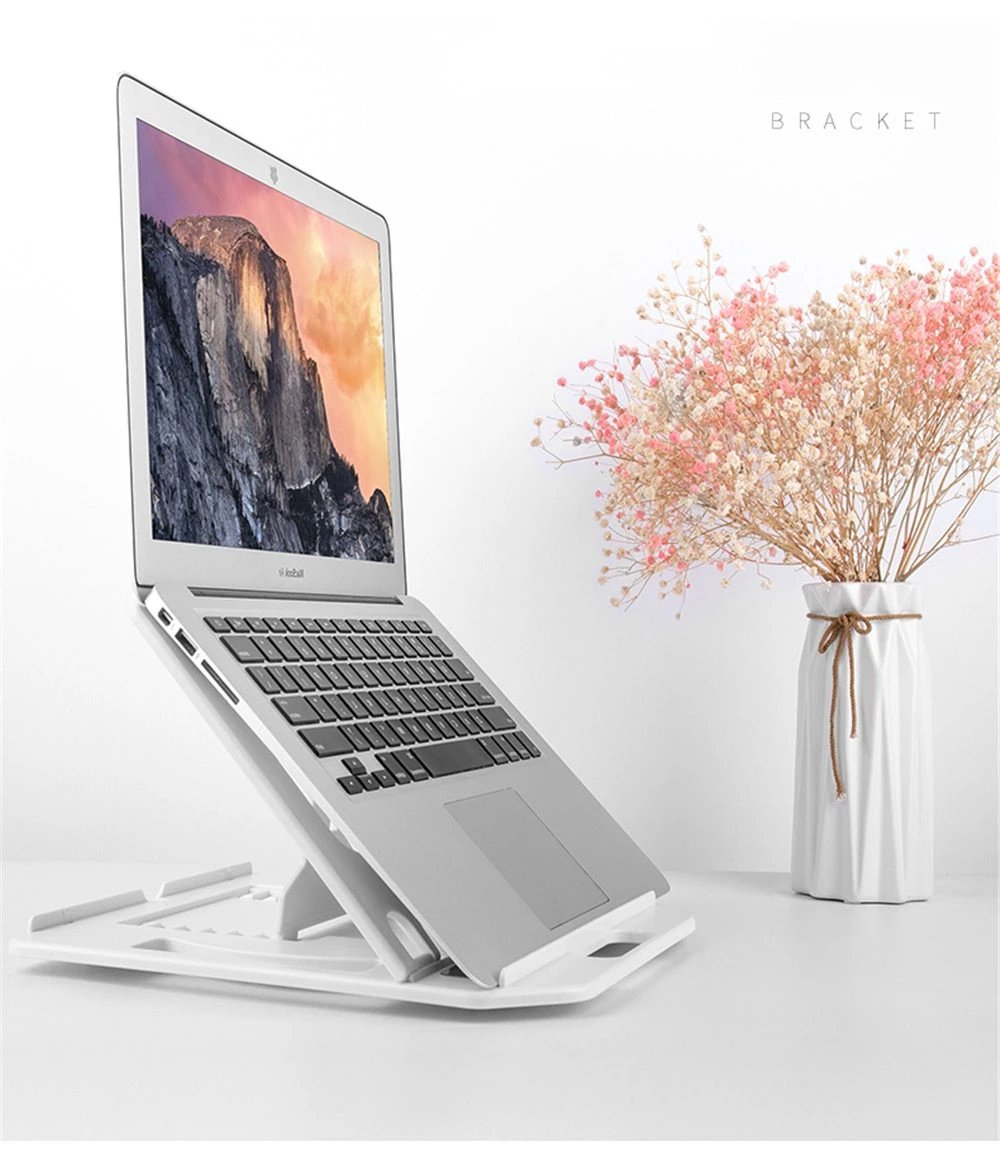 RestIt - Height Adjustable Laptop Stand with Fan by Bowlift