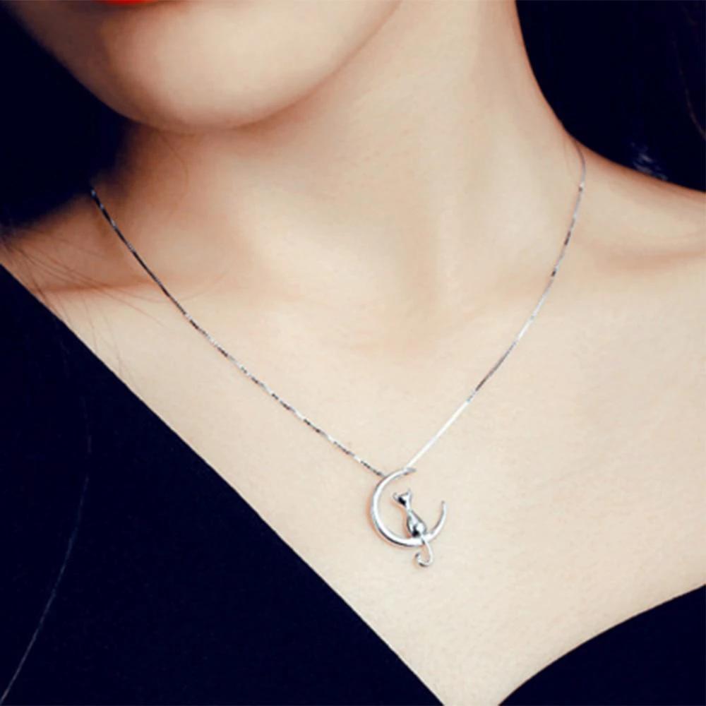 Kat - Moon Swing Necklace by Bowlift
