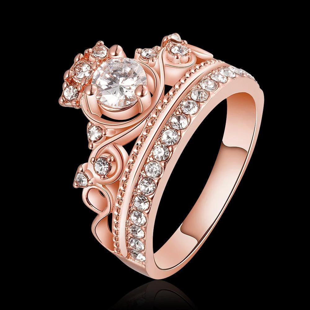 Rose Gold Queen Ring by Bowlift
