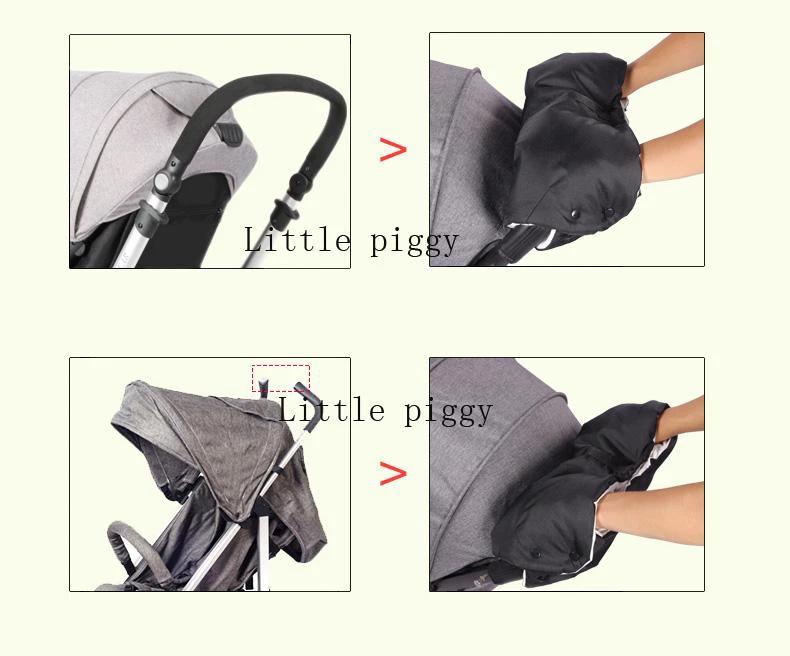 Puffy - Stroller Handlebar Clutch Gloves by Bowlift