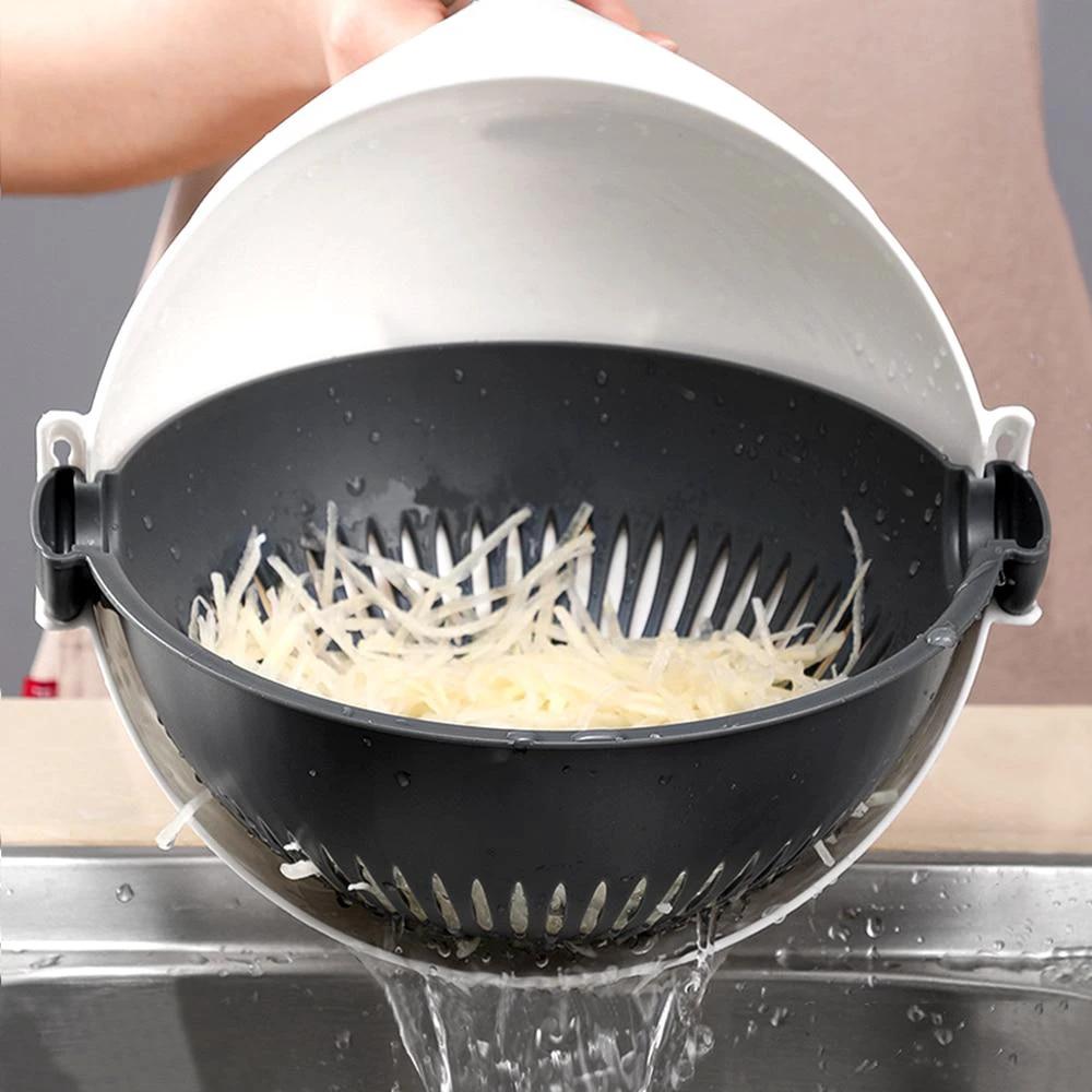 Rock-a-Salad - Multi-Function Balanced Colander by Bowlift