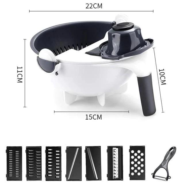 Rock-a-Salad - Multi-Function Balanced Colander by Bowlift