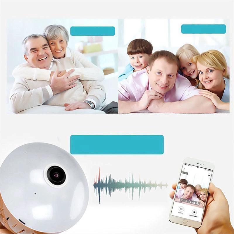 HD 360° Security Camera Light Bulb by Bowlift