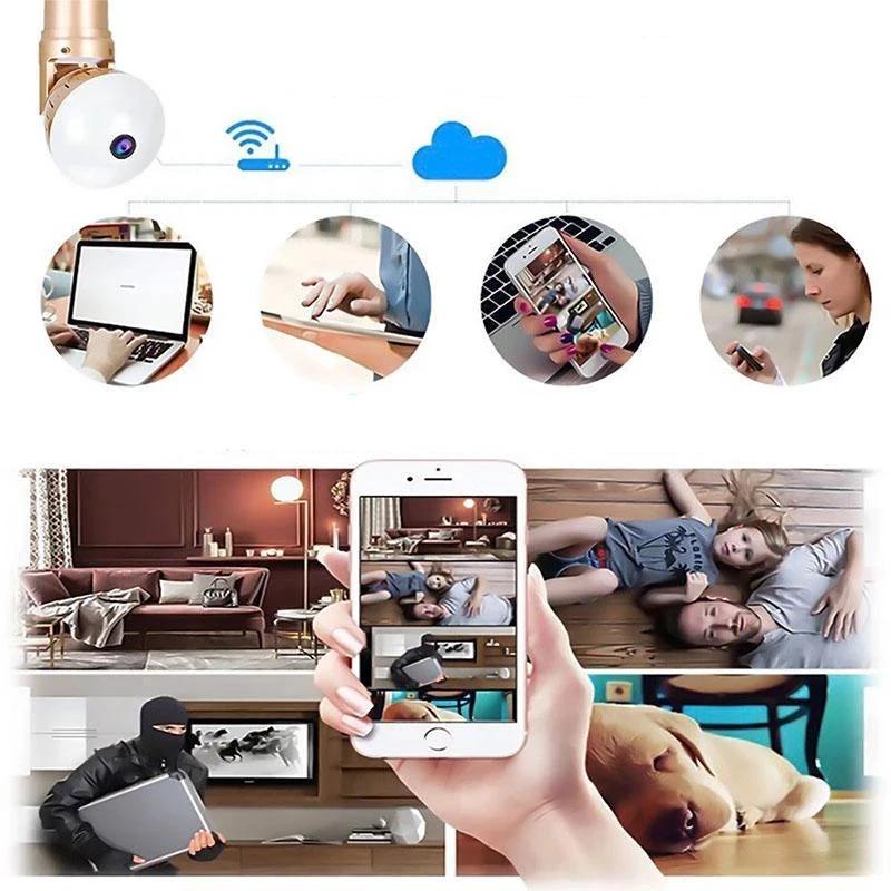 HD 360° Security Camera Light Bulb by Bowlift