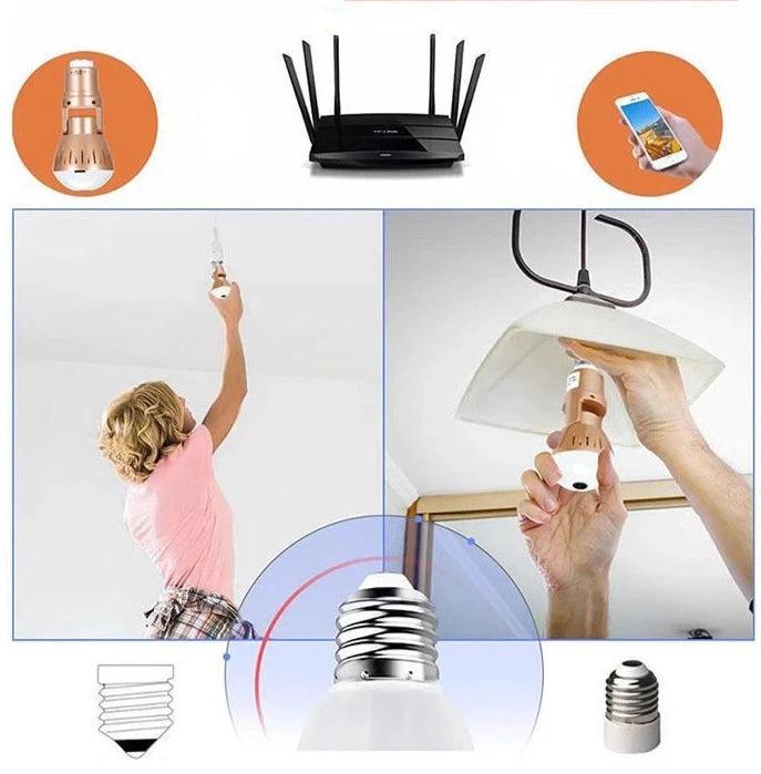 HD 360° Security Camera Light Bulb by Bowlift