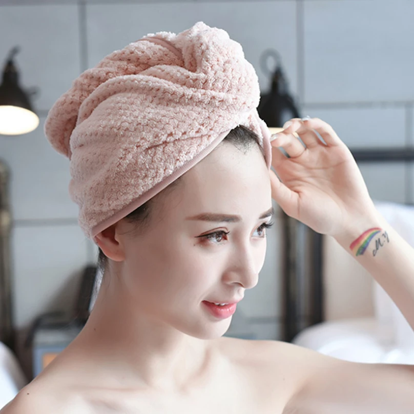 Fast Dry Hair Wrap Towel by Bowlift