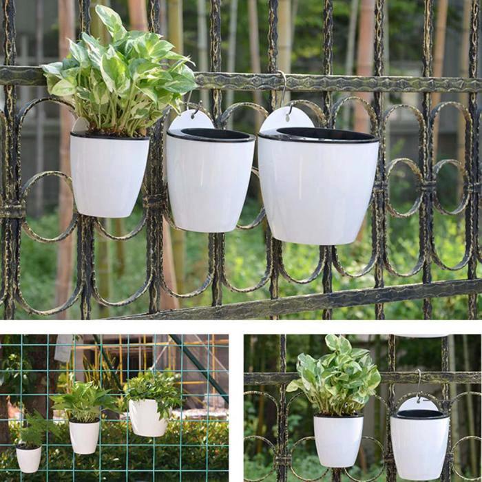 InstanWater - Self Watering Hanging Planter by Bowlift