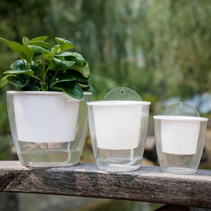 InstanWater - Self Watering Hanging Planter by Bowlift