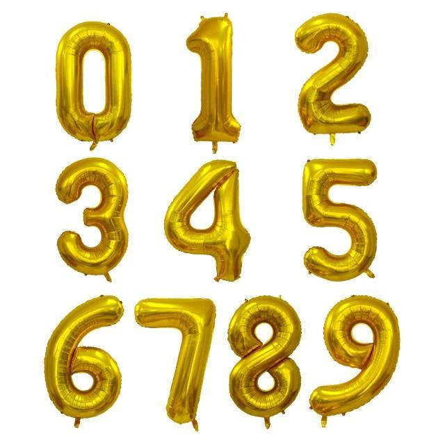 Large Helium Birthday Balloons by Bowlift