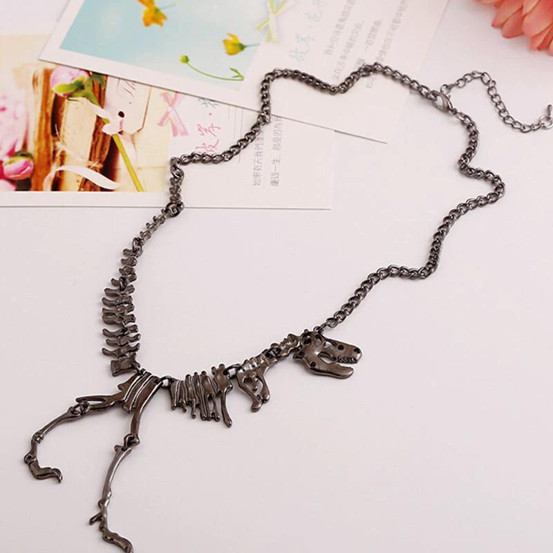 T-Rex Charm Necklace by Bowlift