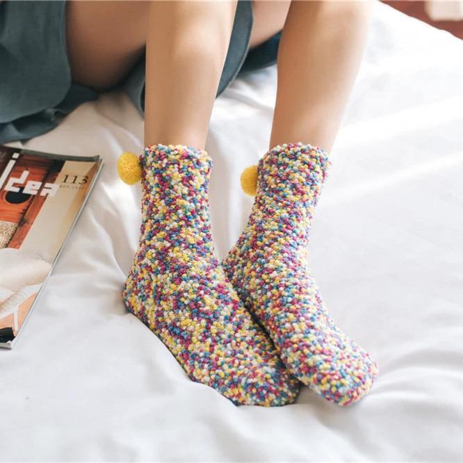 PomPom - Speckled Cupcake Socks by Bowlift