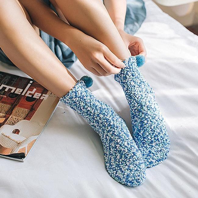PomPom - Speckled Cupcake Socks by Bowlift