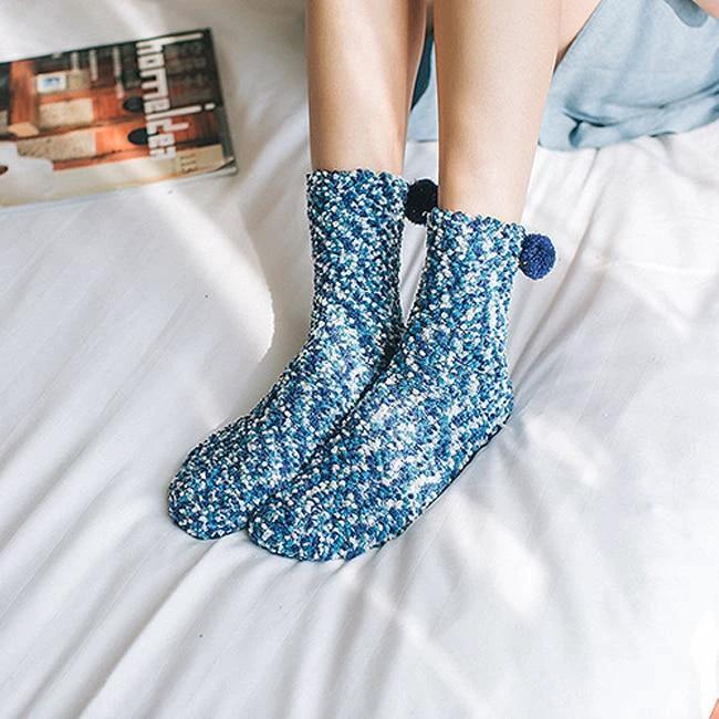 PomPom - Speckled Cupcake Socks by Bowlift