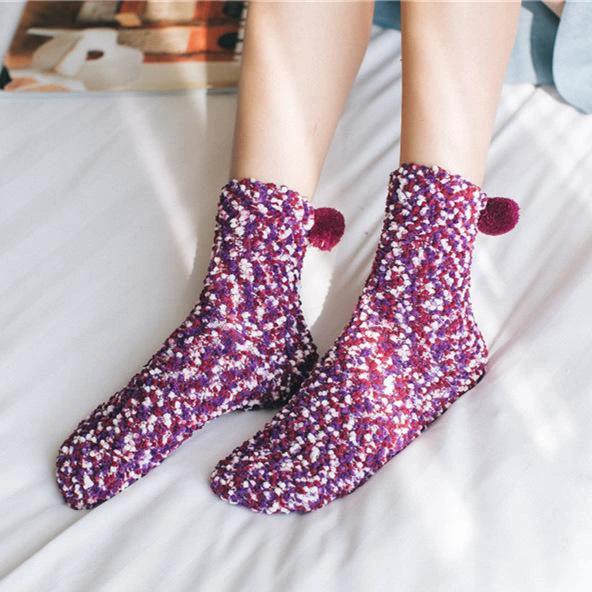 PomPom - Speckled Cupcake Socks by Bowlift