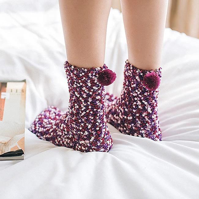 PomPom - Speckled Cupcake Socks by Bowlift