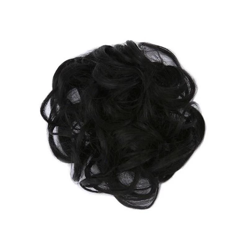 Messy Bun Fake Hair Scrunchie by Bowlift