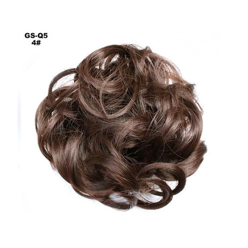 Messy Bun Fake Hair Scrunchie by Bowlift