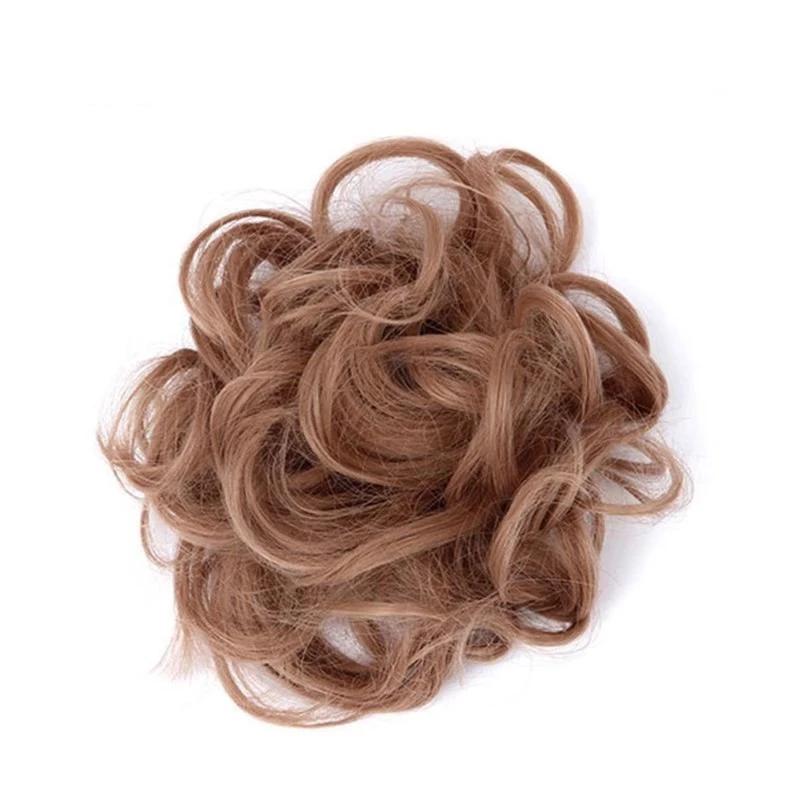 Messy Bun Fake Hair Scrunchie by Bowlift