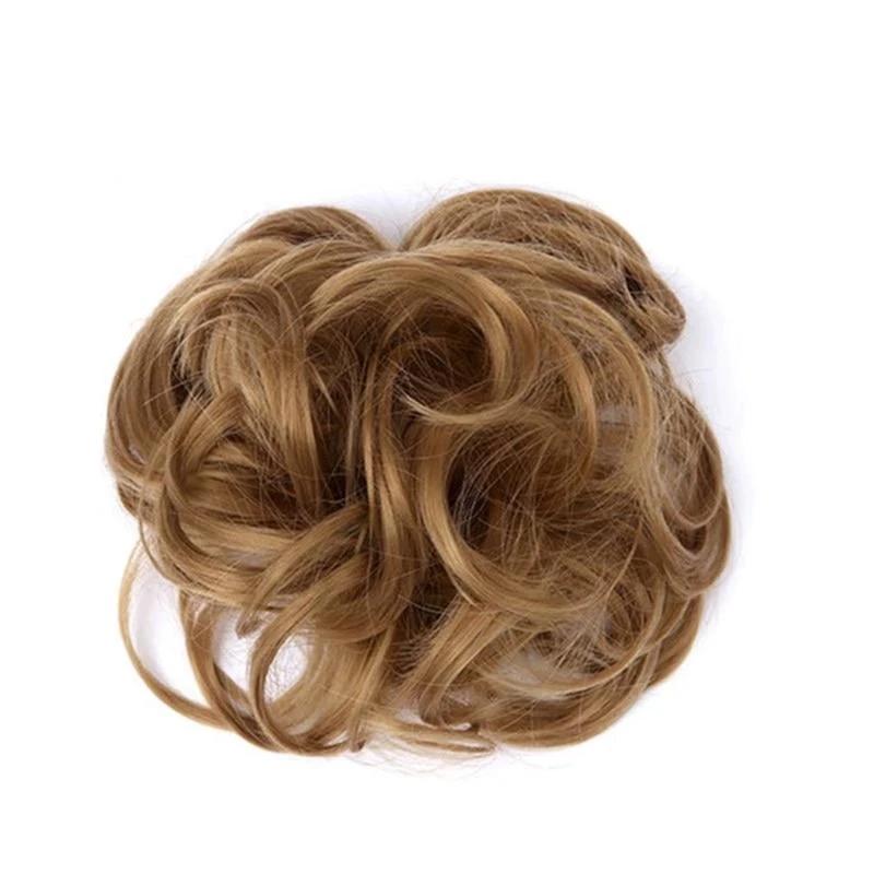Messy Bun Fake Hair Scrunchie by Bowlift