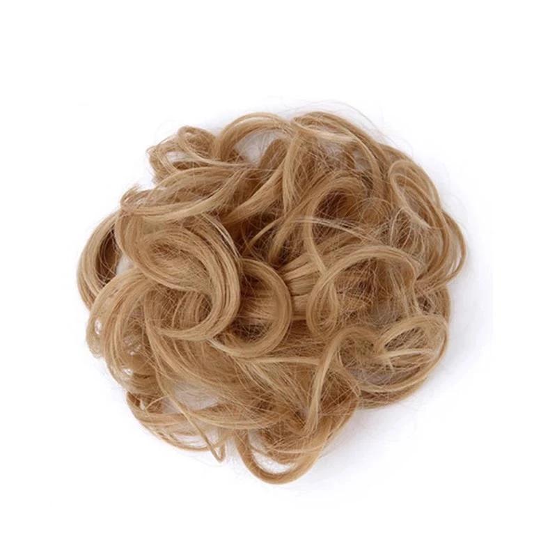 Messy Bun Fake Hair Scrunchie by Bowlift