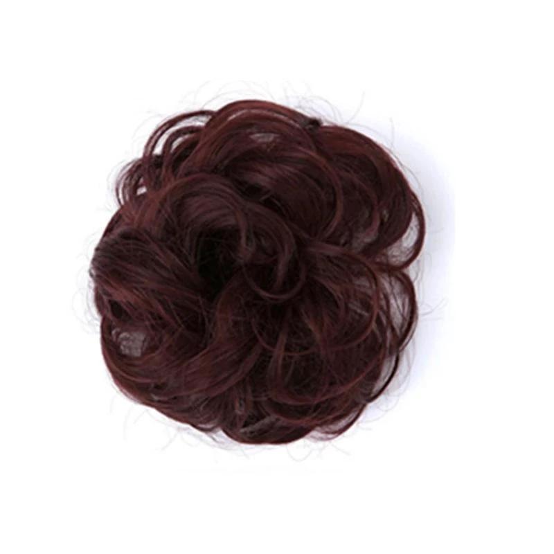 Messy Bun Fake Hair Scrunchie by Bowlift