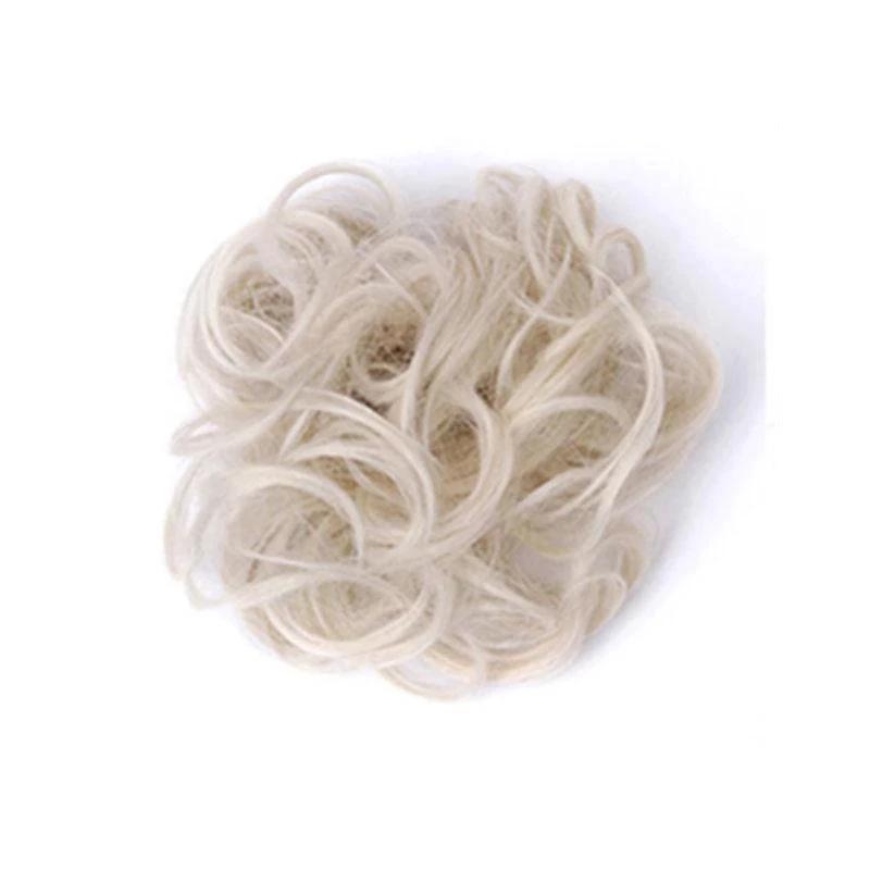 Messy Bun Fake Hair Scrunchie by Bowlift