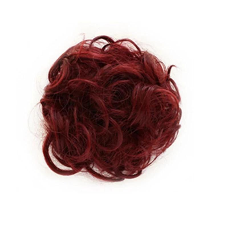 Messy Bun Fake Hair Scrunchie by Bowlift
