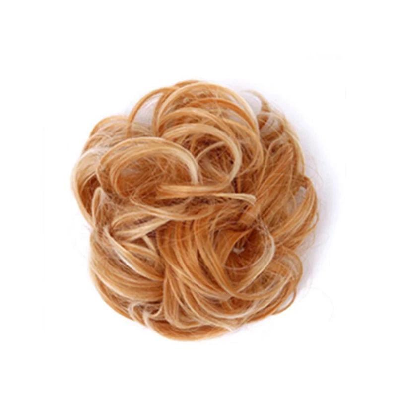 Messy Bun Fake Hair Scrunchie by Bowlift