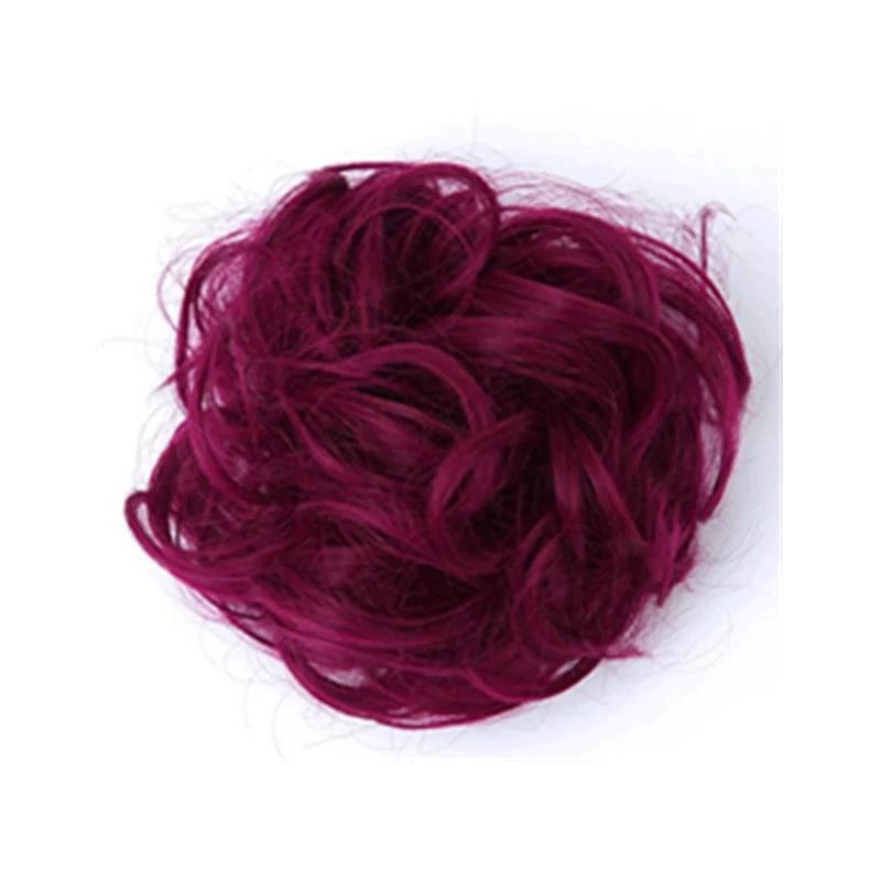 Messy Bun Fake Hair Scrunchie by Bowlift