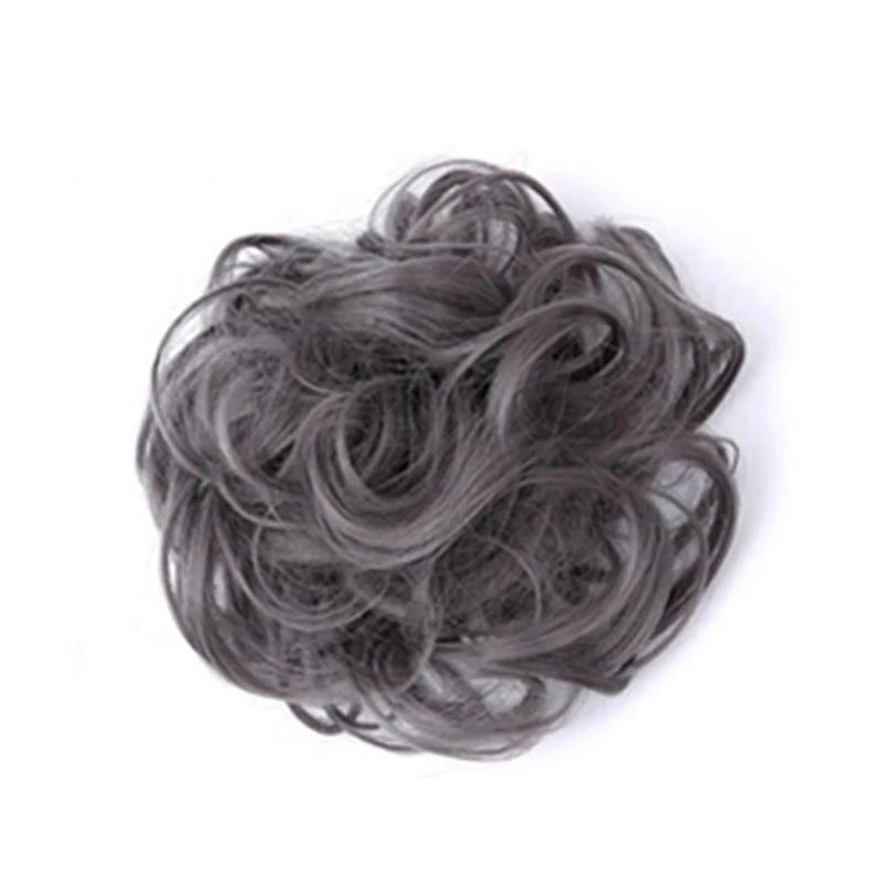 Messy Bun Fake Hair Scrunchie by Bowlift