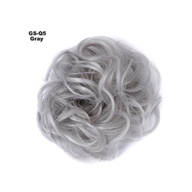 Messy Bun Fake Hair Scrunchie by Bowlift