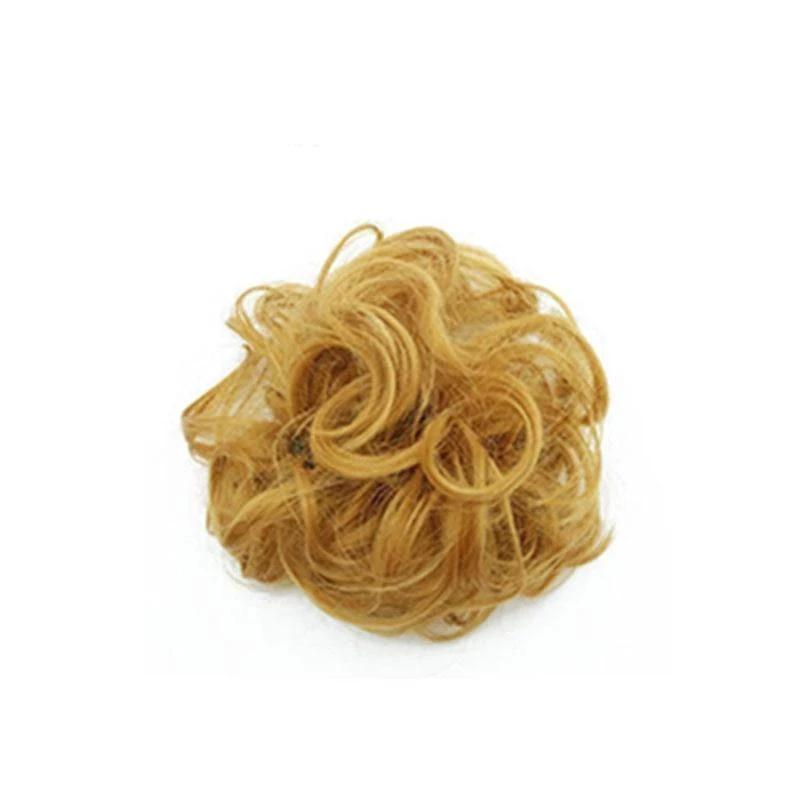 Messy Bun Fake Hair Scrunchie by Bowlift