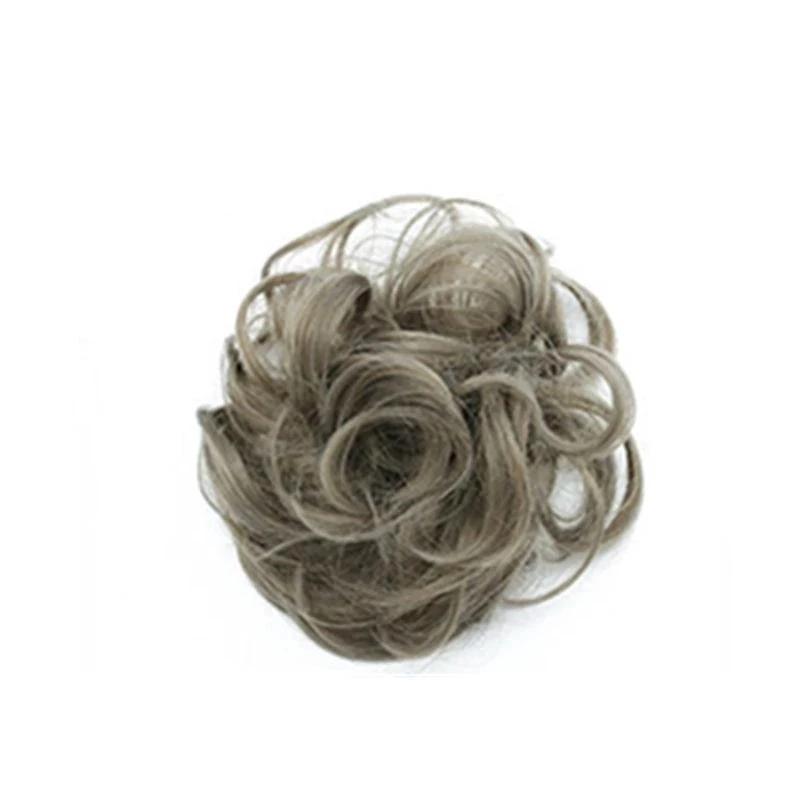 Messy Bun Fake Hair Scrunchie by Bowlift