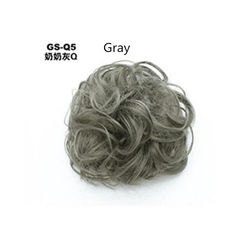 Messy Bun Fake Hair Scrunchie by Bowlift