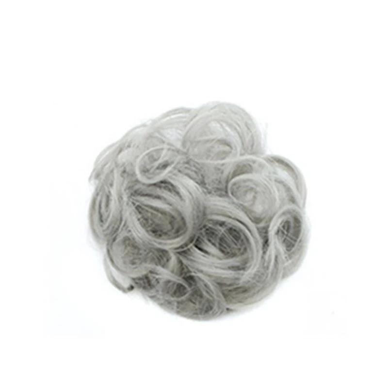Messy Bun Fake Hair Scrunchie by Bowlift