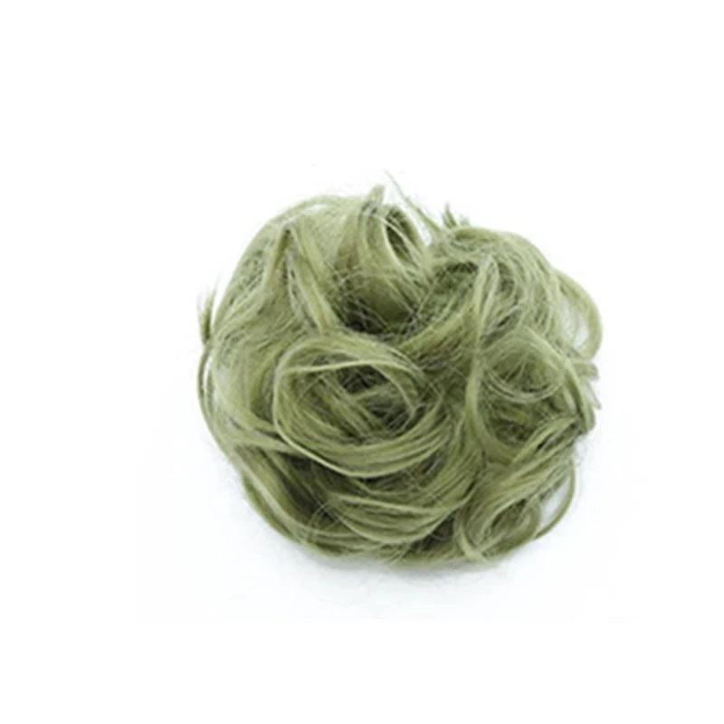Messy Bun Fake Hair Scrunchie by Bowlift